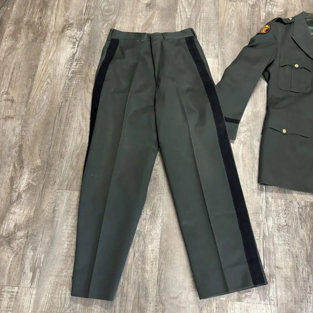 Vtg 1950s US Army Officers Class A Dress Green Uniform Suit 38th Infantry Patch